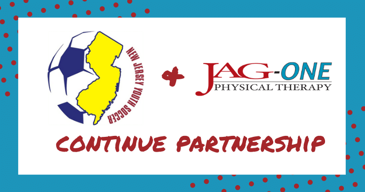 NJ YOUTH SOCCER RENEWS PARTNERSHIP WITH JAG Physical Therapy