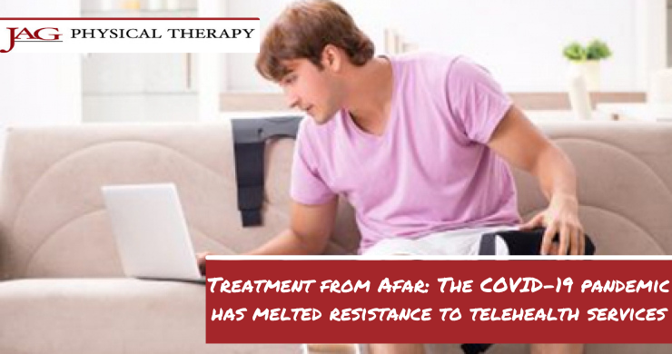 Treatment from Afar: The COVID-19 pandemic has melted resistance to telehealth services