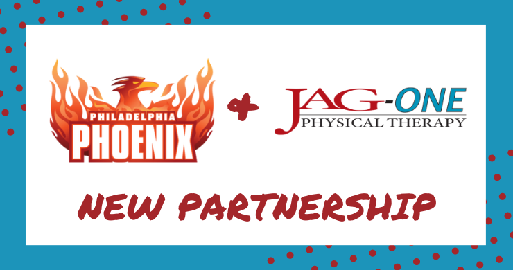 JAG Physical Therapy Announces Partnership with the Philadelphia Phoenix