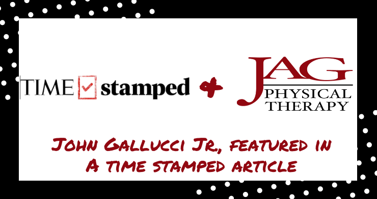 JAG PT CEO, John Gallucci Jr., featured in a Time Stamped article