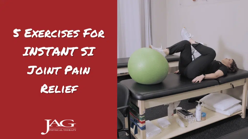 5 Exercises For INSTANT SI Joint Pain Relief