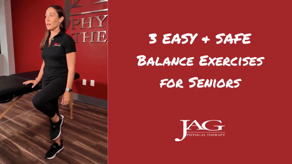 3 EASY & SAFE Balance Exercises for Seniors