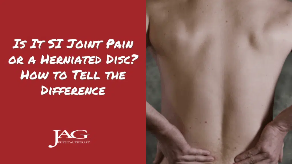SI joint pain vs herniated disc pain