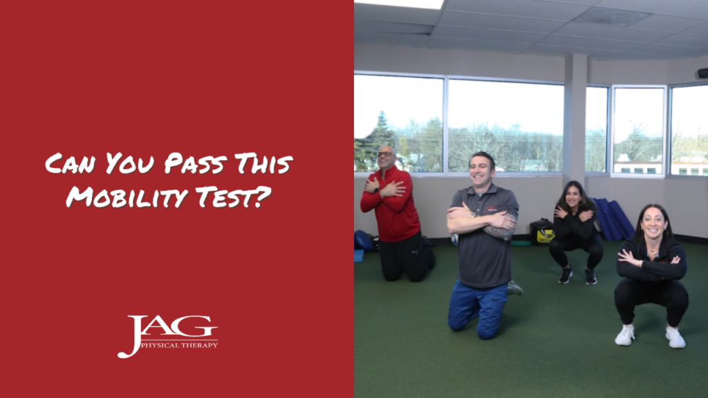 physical therapists performing a mobility test