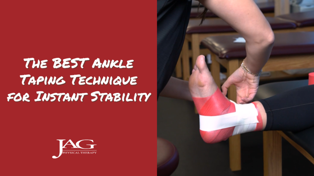 ankle kinesiotape (kt) tape