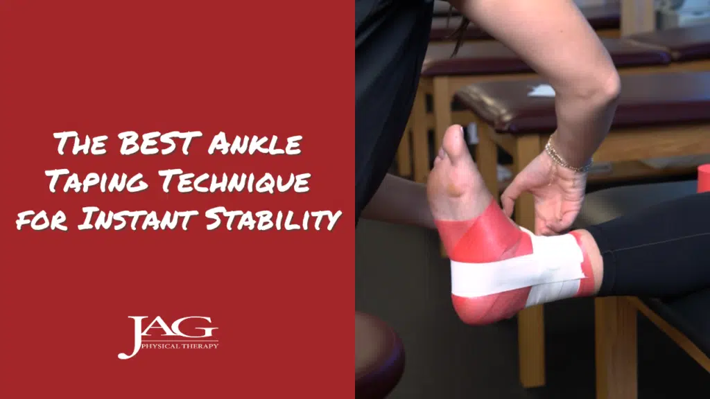 ankle kinesiotape (kt) tape