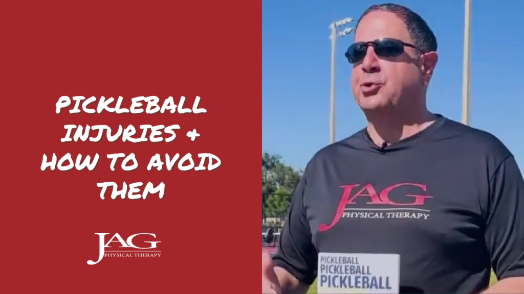 Pickleball Injuries and How to avoid them with President & CEO of JAG Physical therapy