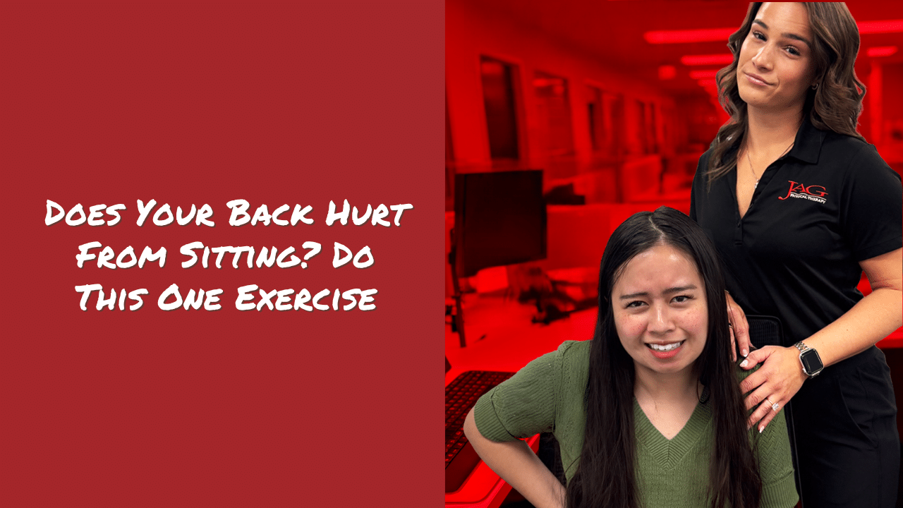 Back Pain From Sitting at a Desk? Do This 1 Exercise